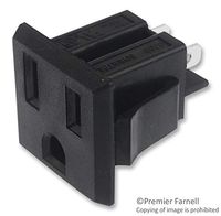 SCHURTER 4300.0701 CONNECTOR, POWER ENTRY, SOCKET 15A (10 pieces)