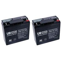 Universal Power Group 12V 22Ah Dalton Medical BAT-1222 Wheelchair Replacement Battery - 2 Pack