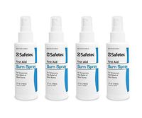Safetec Burn Spray 4oz Spray Bottle (Pack of 4)
