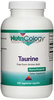 Nutricology Taurine, 1000 Mg, Vegicaps, 250-Count