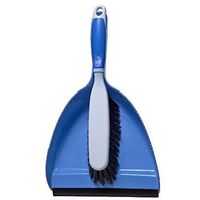 SIMPLE SPACES YB88213L Hand Broom with Dust Pan, 4.5" - 8"