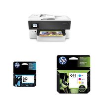 HP OfficeJet Pro 7720 All in One Wide Format Printer with Wireless Printing with Std Ink Bundle