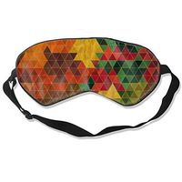 XJOFKJTI Colored Triangle Sleep Mask Women & Men with Adjustable Straps Sleeping 8.26" X 3.54" Eye Masks Lightweight and Comfortable Night Cover for Kids Girls,Sleep Mask