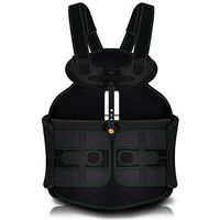 Pulley Adjustment Medical Back Brace, Immediate Relief for Back Pain, Herniated Disc, Lumbar Fracture, Osteoporosis, Breathable Mesh Design,Black