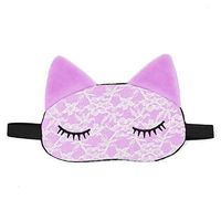 ZTL Cute Cat Animal Sleep Mask Soft Eye Mask Blindfold Eye Cover for Women Girls Kids