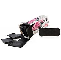 Femtastic Black Panty Liners, Regular Unscented, (Individually Wrapped), 40 Count