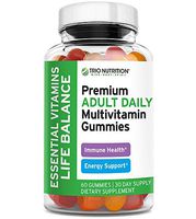 Premium Multivitamin Gummies | Fresh Essential Vitamins A, B, C, D, E & Mineral Zinc | Perfect Immune & Energy Support | Wth Pectin, NO Gelatin, No Preservatives, Gluten Free | Very Delicious*