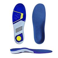 Arch Support Sports Insoles Shock Absorption Gel Cushion Sports Shoe Inserts Orthotics Insoles Neutral Arch Support Shoe Insoles/Inserts for Flat Feet, Plantar Fasciitis, Heel Pain Relief