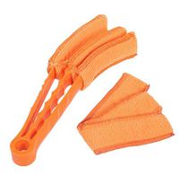 Higere Washable Shutters Duster Cleaner Air Conditioning Outlet Cleaning Brush (Orange)