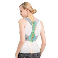 TTZ Adjustable Posture Corrector for Women and Men, Back Support Belt Shoulder Lumbar Support Back Brace - Back Spinal Pain Relief Posture (Size : M)