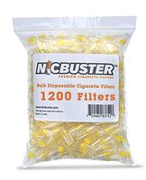NICBUSTER Disposable Cigarette Filters Bulk Economy Pack, 1200 Per Pack