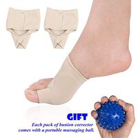 Bunion Relief Sleeve with Gel Pad, Chiicol 2 Packs Bootie Bunion Cushions, Elastic Bootie Guard, Adjustable Size for Men and Women, Bunion Corrector for Hallux Valgus Pain Relief