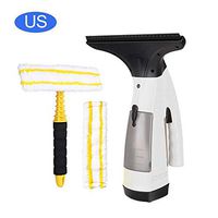 Red-eye Vacuum Home Window Cleaner - Wireless Rechargeable Glass Cleaning Tool Set Handheld Wiper Automatic Multifunctional Window Cleaner,Microfiber Cleaning Pad