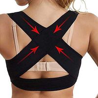 Fine Women Chest Brace Up Posture Corrector Shapewear Vest, Chest Supports for Women Bra Shapewear Top Posture Corrector Shapewear Tops (Black, M)