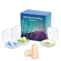 4 Pairs Ear plugs for Sleeping Noise Cancelling Best Foam Ear plugs Reusable Comfortable Noise Reduction Earplugs Protect Hearing for Snoring Sleeping Working Study