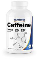 Nutricost Caffeine Pills, 200mg Per Serving (500 Caps)