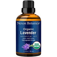 Organic Lavender Essential Oil 30 ml - USDA Certified Natural Therapeutic Grade Lavender Oil - Great for Aromatherapy and Diffuser - Blend of Pure Lavandula Angustifolia and Hybrida - Nexon Botanics