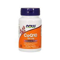 NOW Supplements, CoQ10 100 mg with Hawthorn Berry, Pharmaceutical Grade, All-Trans Form produced by Fermentation, 30 Veg Capsules