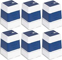 Brother PR3030E6P Self-Inking Stamps (6 Pack), Blue For use with SC-2000 and SC-2000USB StampCreator Pro Stamp Systems, Each Stamp Will Produce Up to 50000 Impressions; Size 30mm x 30mm