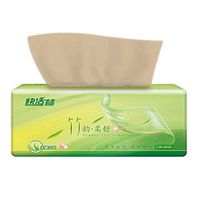 10 Packs Pumping Paper Towels 4-Layers Soft Tissue Paper Gentle Skin-friendly Multifold Paper Bamboo Pulp Tissue Littay