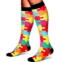 Bhinego Compression Socks for Women and Men-Best Medical,for Running,Nursing,Circulation and Recovery (1 Pair-02, Large/X-Large)