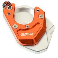 Frames & Fittings for KTM Motorcycle Accessories Kickstand Side Stand Enlarge Foot Pad Extension for KTM 690 SMC 690SMC 2013-2018 Parts - (Color: 690 SMC Logo)