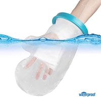 Adult Arm Cast Cover, Nesee Clear Waterproof Shower Bandage Protector with Seal Protection for Hand, Wrist, Finger Wound in Bathing or Swimming,100% Reusable