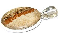 Sterling Silver Picture Jasper Pendant Jewellery PEND460