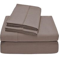 Twin XL Sheet Set, Twin Extra Long, 3-Piece Ultra-Soft Premium Bed Sheets /Taupe