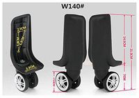 Ownstyle One Pair Spinner Wheels Replacement Luggage Wheels Universal Wheel Supply Repair Suitcase Universal Wheels (W140)
