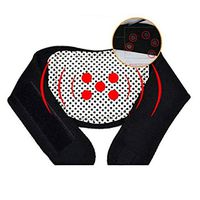 Quan Di 2Pcs Self-Heating Neck Brace Magnetic Therapy Thermal Neck Support Belt Spontaneous Heated Neckbraces Protector Adjustable Therapy Brace for Pain Relief and Muscle Relaxation