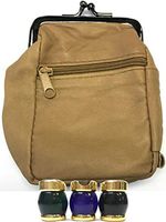 Greatest Selection Full Lamb Skin Cigarette Case Pouch, Coin Purse, Lighter Holder & Pockets, 100s, Free Gift! 3204 (Light Brown)