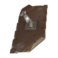 Bon 82-516 13-1/2-Inch by 6-Inch Wheelchair Ramp Walking Tool, Left Direction, Stainless Steel