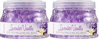 SMELLS BEGONE Odor Eliminator Gel Beads - Air Freshener with Essential Oils - Eliminates Odors in Pet Areas, Bathrooms, Boats, RVs and Cars - Non-Toxic - 12 Ounce (Lavender Vanilla Scent - 2 Pack)