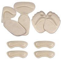 Heel Shoe Grips Heel Cushion Inserts Pads Reusable Anti-Slip self-Adhesive Liners Blister Care Protectors Prevent Foot Pain Chafing blisters Slipping rubbing for Loose Shoes for Women Men