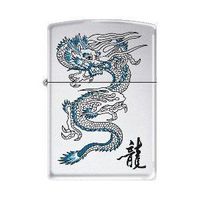 Zippo Lighter 250 Dragon Blue
