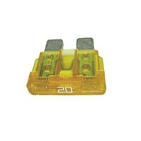 20 Amp Two Prong Blade Plug-in ATC Fuses - 100 Pack