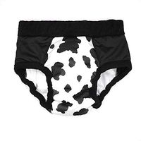 Adult Reusable Cloth Diaper, Incontinence Underwear with Heavy Absorbency. Soft Legs and Waist, and Pocket to Add More Stuffing (Medium, Oreo)