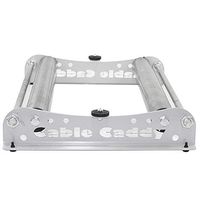 Cable Caddy 510 Heavy Duty Cable Reel Dispenser, Reel Unwinder 20 Inces Width - Various Colours (Silver)