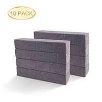 Pumice Stone, Scouring Stick, Toilet Cleaning Stone, Pumice Stick for Removing Toilet Bowl Ring,Cleaning Bath, Kitchen, Pool, Household, (10pack)