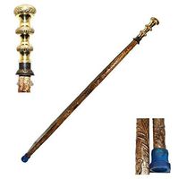 Nautical World Handmade Indian Walking Stick - Wooden Canes and Walking Stickfor Men - Walking Cane with Brass Handle, Affordable Gift Decorative Walking Cane Fashion Statement for Men/Women/Seniors