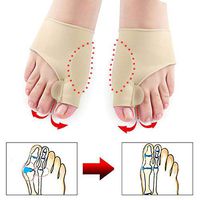 HAIHF Toe Separators,Adjustable Elastic Bunion Corrector Night Protector Treat Pain Relief Toe Straighteners Separators Night Time Hallux Valgus Splints for Bunion Relief