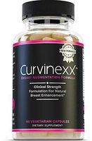 CURVINEXX - Natural Breast Enhancement Supplement | Lift, Firm and Improve Your Bust Naturally | Safe and Effective Vitamins for Rounder, Fuller, More Firm Breasts | 1 Bottle, 60 Vegetarian Capsules