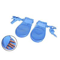 MQYH@ Medical Restricted Gloves/Patient Hand Straps - Patient Fixed Restraint Strap with Anti-Scratch Board with Tied Rope Comfortable Breathable Waterproof Gloves2, L