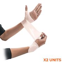 2 Gel Wrist Support Wraps Braces for Right or Left Hand for Man or Woman. for Yoga, Exercise. Relief Wrist Pain Without Reducing Mobility Including Carpal Tunnel, Arthritis, Tendonitis and Rheumatism