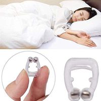 Chin Strips Silicone Magnetic Anti Snore Transparent Silicone Stop Snoring Device Silicone Nose Clip Tools Professional Relieve Snore Mini Comfortable Sleep Sleeping Aid