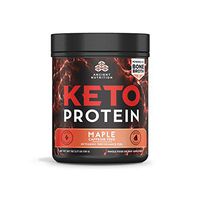 Ancient Nutrition KetoPROTEIN Powder Maple, 17 Servings - Keto Diet Supplement, High Quality Low Carb Proteins and Fats from Bone Broth and MCT Oil" and a Variation Size of" 17 Servings