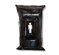 AfterCourse Wipes - Post-Intercourse, Natural, Flushable Wipes - Infused with Essential Oils - Pack of 69 Wipes