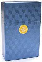 Blue Metallic Push Open Cigarette Case, King Size, 3116M21BL