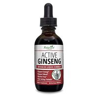 Active Ginseng Korean Red Panax Ginseng with Natural Ginsenosides - All-Natural Advanced Liquid Solution for 2X Absorption - Supports Healthy Energy, Vitality, Mood and More